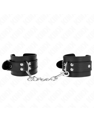 KINK - SIMPLE WRIST RESTRAINTS BLACK ADJUSTABLE 20-23 CM X 5.5 CM