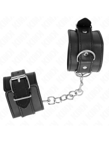 KINK - SIMPLE WRIST RESTRAINTS BLACK ADJUSTABLE 20-23 CM X 5.5 CM