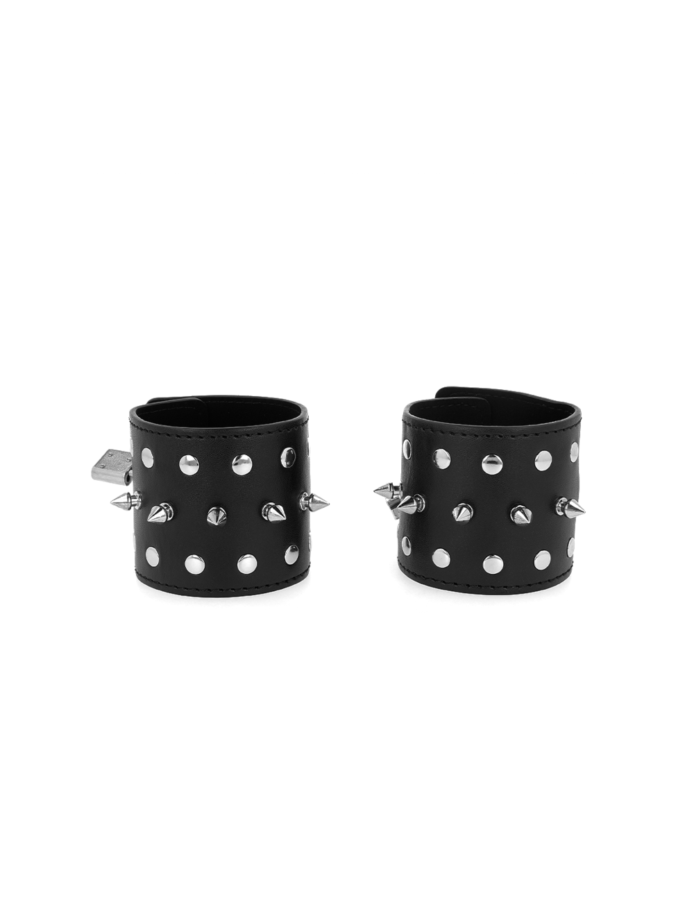 KINK - PUNK WRIST RESTRAINTS WITH SPIKES 25 X 6 CM
