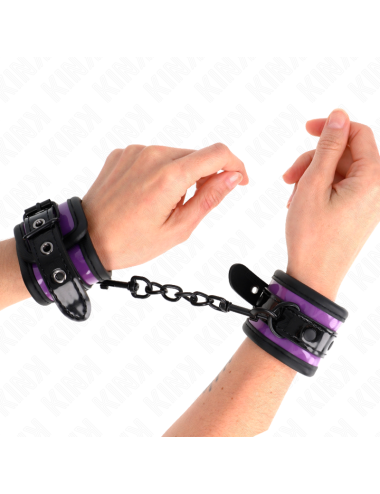 KINK - NEOPRENE WRIST RESTRAINTS LIGHT PURPLE AJUSTABLE 21-28 CM X 5 CM