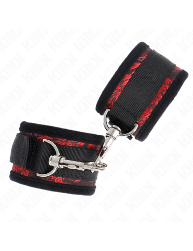 KINK - SCANDAL WRIST RESTRAINTS RED-BLACK