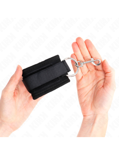 KINK - WRIST RESTRAINTS BLACK ADJUSTABLE 18-35 CM X 6 CM