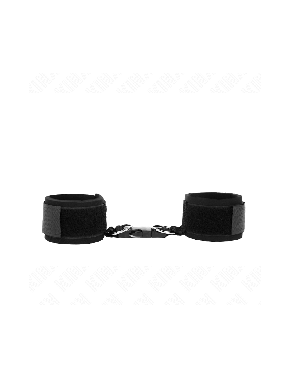 KINK - NEOPRENE HOOK&LOOP FASTENER WRIST RESTRAINTS BLACK ADJUSTABLE 22-34 CM