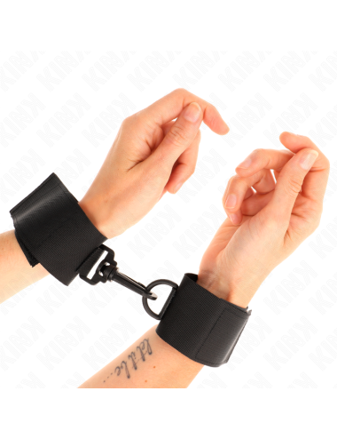 KINK - NYLON WRIST RESTRAINTS BLACK