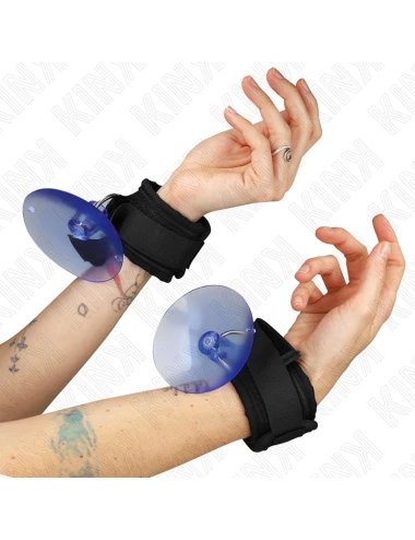 KINK - SUCTION CUP WRIST RESTRAINTS BLACK 29-40 CM X 5 CM