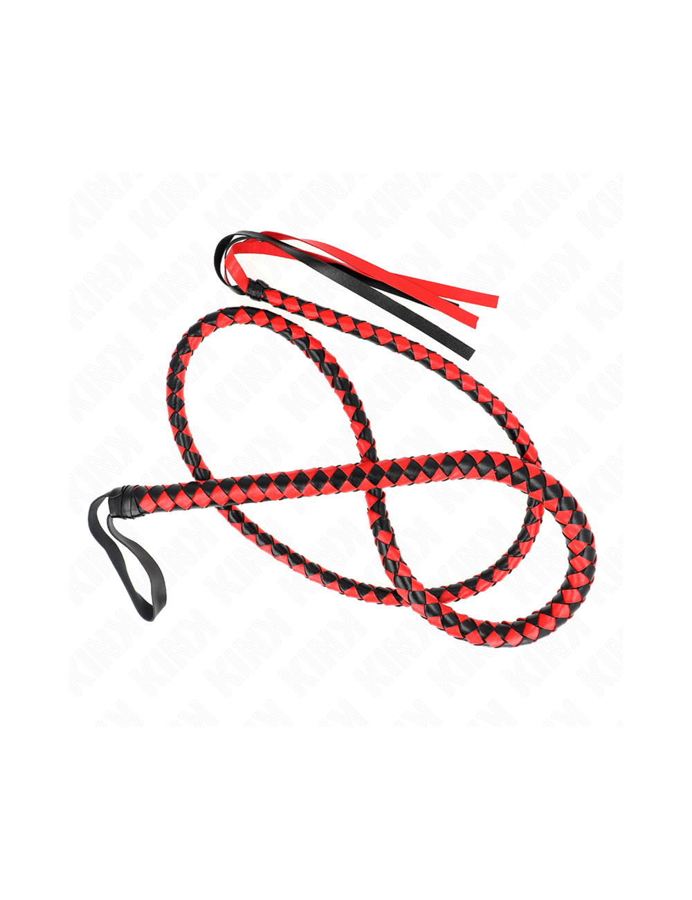KINK - RED LONG SNAKE WHIP 210 CM