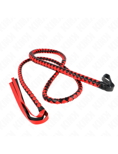 KINK - RED LONG SNAKE WHIP 210 CM