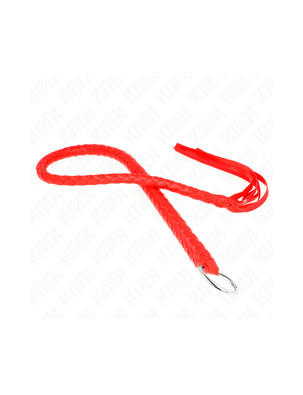 KINK - SNAKE WHIP WITH RED HAND RING 65 CM KINK - SNAKE WHIP WITH RED HAND RING 65 CM