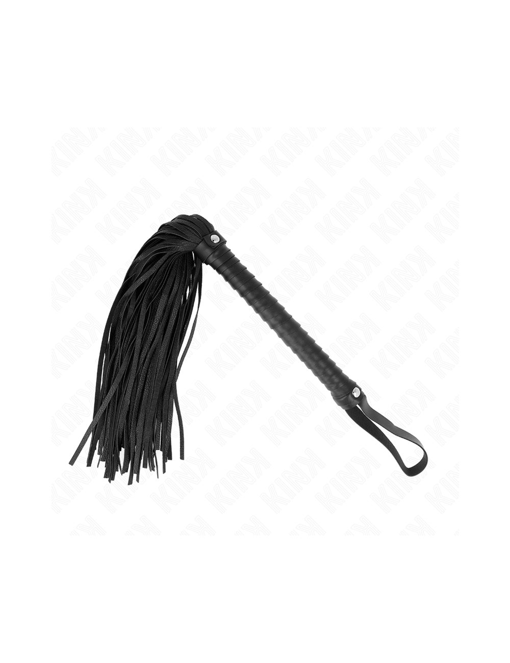 KINK - WHIP WITH BLACK TEXTURED HANDLE 48.5 CM