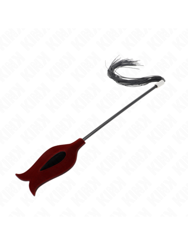 KINK - BLACK MAIDS HORN SHAPED TICKLE CHICKEN FEATHERS 36 CM