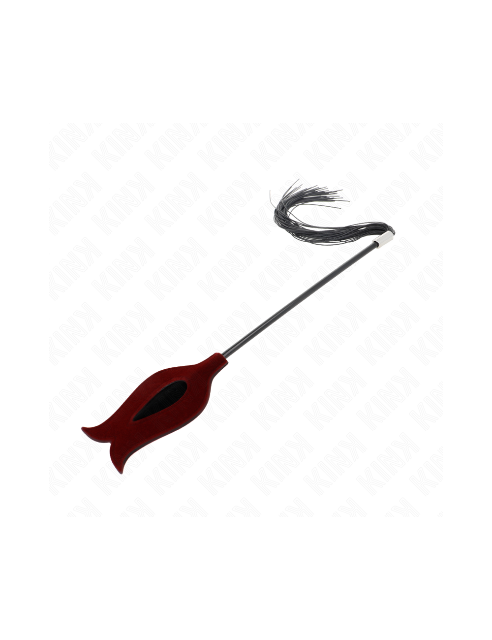 KINK - BLACK MAIDS HORN SHAPED TICKLE CHICKEN FEATHERS 36 CM