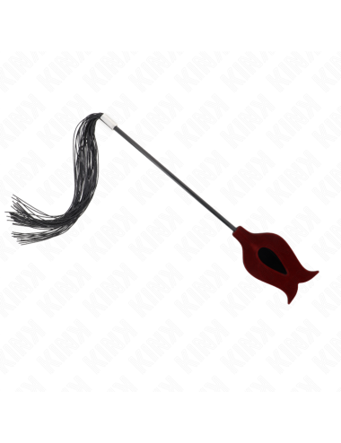 KINK - BLACK MAIDS HORN SHAPED TICKLE CHICKEN FEATHERS 36 CM