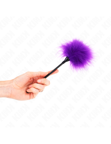 KINK - PURPLE TICKLE FEATHERS USED FOR THE BONDAGE KIT 27 CM