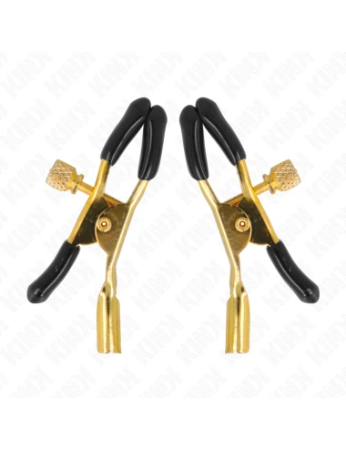 KINK - GOLD NIPPLE CLAMPS 6 CM