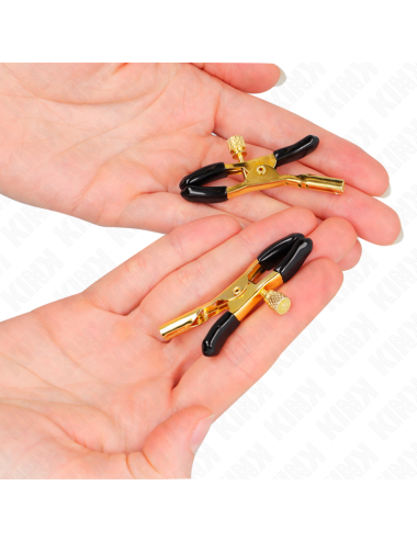 KINK - GOLD NIPPLE CLAMPS 6 CM