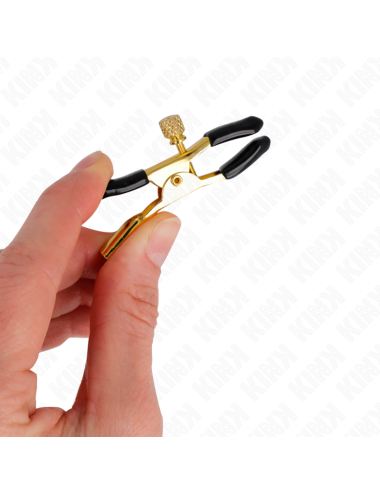 KINK - GOLD NIPPLE CLAMPS 6 CM