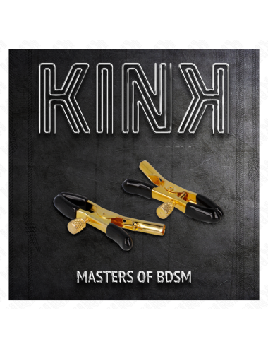 KINK - GOLD NIPPLE CLAMPS 6 CM
