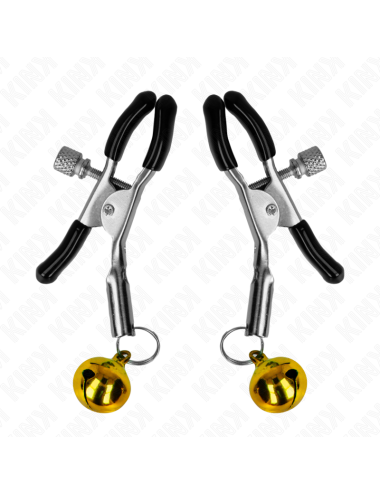 KINK - GOLD SINGLE BELL NIPPLE CLAMP 6 CM
