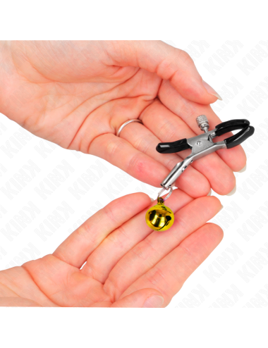 KINK - GOLD SINGLE BELL NIPPLE CLAMP 6 CM