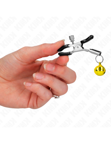 KINK - GOLD SINGLE BELL NIPPLE CLAMP 6 CM