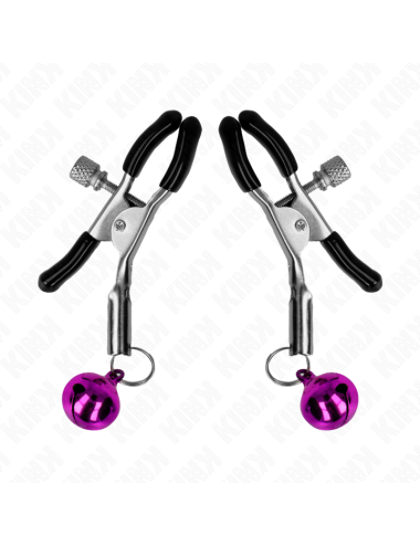 KINK - PURPLE SINGLE BELL NIPPLE CLAMP 6 CM