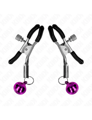 KINK - PURPLE SINGLE BELL NIPPLE CLAMP 6 CM