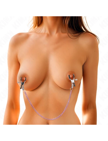 KINK - CHAIN NIPPLE CLAMPS PURPLE 30 CM