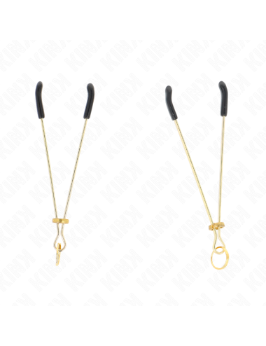 KINK - THIN NIPPLE CLAMPS GOLD 7 CM