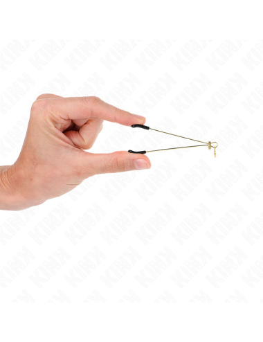 KINK - THIN NIPPLE CLAMPS GOLD 7 CM