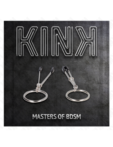 KINK - THIN NIPPLE CLAMPS WITH O-RING 7 CM