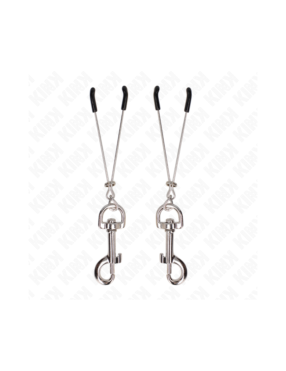 KINK - THIN HOOK NIPPLE CLAMP SILVER 7 CM