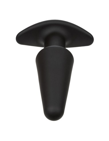 CALEXOTICS - ROCK BOTTOM TAPERED ANAL PLUG 10 VIBRACIONES SILICONE BLACK