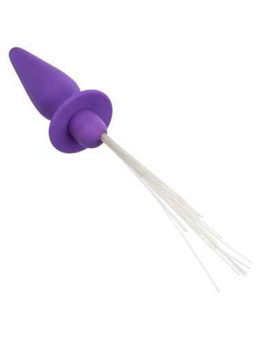CALEXOTICS - SOUTHERN LIGHTS LIGHT UP ANAL PLUG 10 VIBRATIONS SILICONE PURPLE