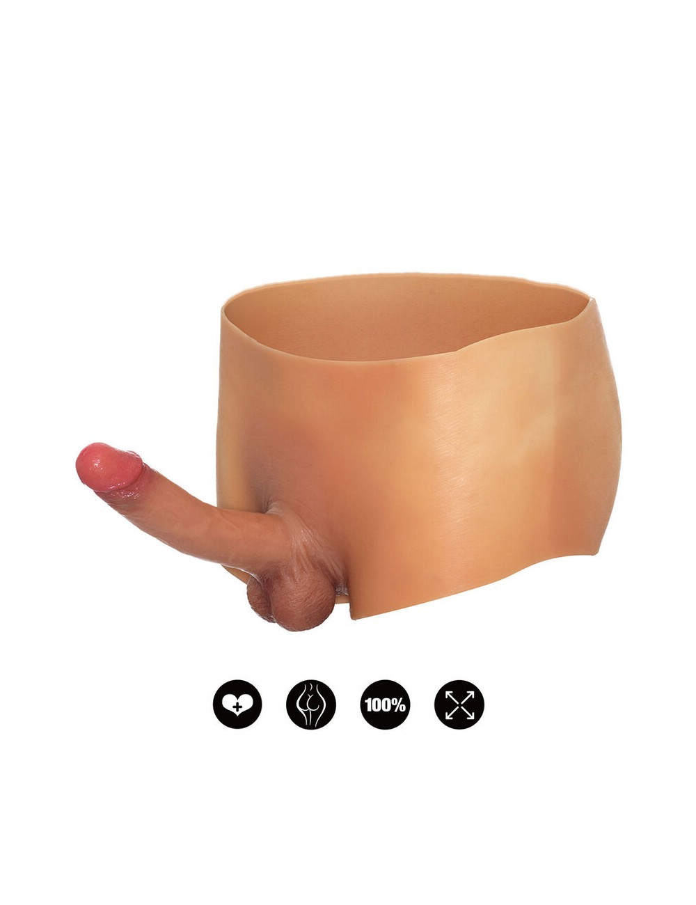 HIDDEN DESIRE - ALTER EGO BOXERSHOT WITH PENIS 18 CM SIZE L