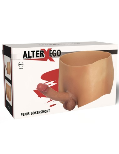 HIDDEN DESIRE - ALTER EGO BOXERSHOT WITH PENIS 18 CM SIZE L