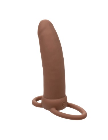 CALEXOTICS - MAXX THICK DUAL PENETRATOR 10 VIBRATIONS BROWN