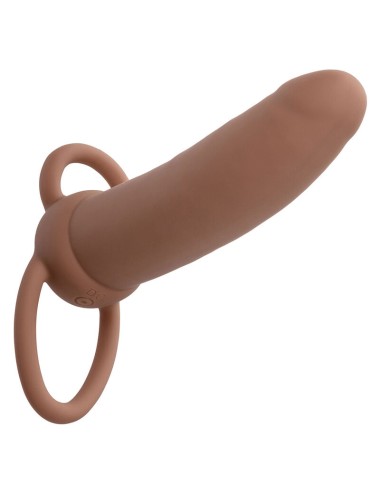 CALEXOTICS - MAXX THICK DUAL PENETRATOR 10 VIBRATIONS BROWN