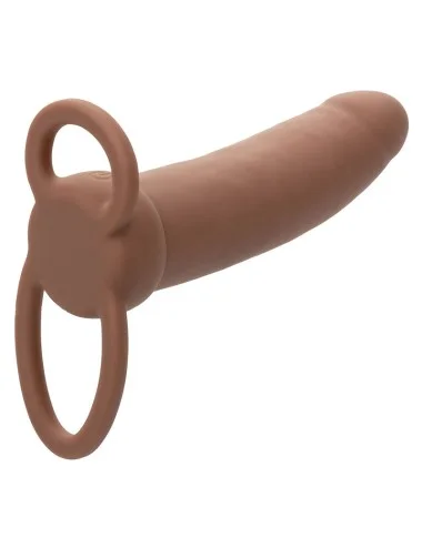 CALEXOTICS - MAXX THICK DUAL PENETRATOR 10 VIBRATIONS BROWN