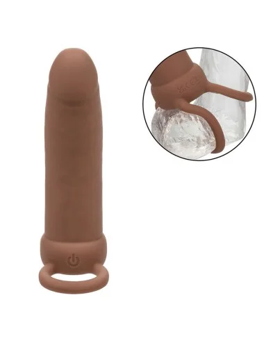 CALEXOTICS - MAXX THICK DUAL PENETRATOR 10 VIBRATIONS BROWN