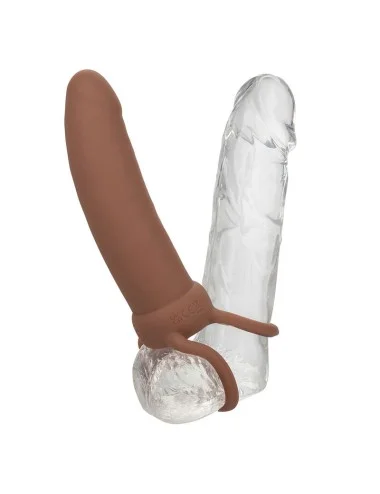 CALEXOTICS - MAXX THICK DUAL PENETRATOR 10 VIBRATIONS BROWN