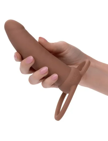 CALEXOTICS - MAXX THICK DUAL PENETRATOR 10 VIBRATIONS BROWN