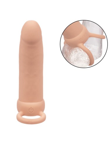 CALEXOTICS - MAXX THICK DUAL PENETRATOR 10 VIBRATIONS FLESH
