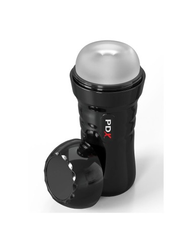 PDX EXTREME - SLIDE & GLIDE SELF-LUBRICATING MASTURBATOR CLEAR