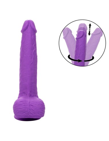 CALEXOTICS - STUDS RECHARGEABLE AND ROTATING VIBRATOR 10 VIBRATIONS PURPLE
