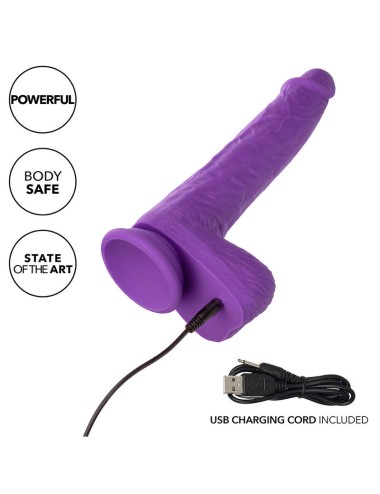 CALEXOTICS - STUDS RECHARGEABLE AND ROTATING VIBRATOR 10 VIBRATIONS PURPLE