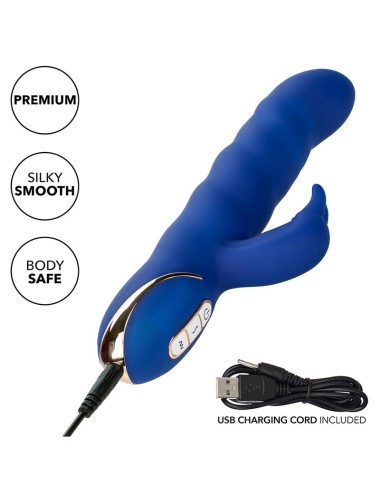 CALEXOTICS - JACK RABBIT VIBRATOR WAVE MOTION BLUE