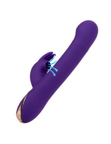 CALEXOTICS - JACK RABBIT VIBRATOR & STIMULATOR 7 VIBRATIONS AND SUCTIONS MODE BLUE