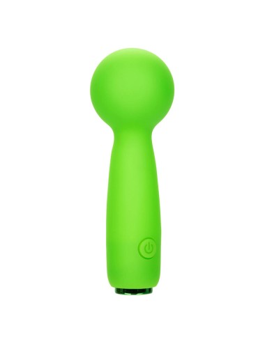 CALEXOTICS - NEON VIBES THE BUBBLY VIBE MINI MASSAGER 10 VIBRATIONS GREEN