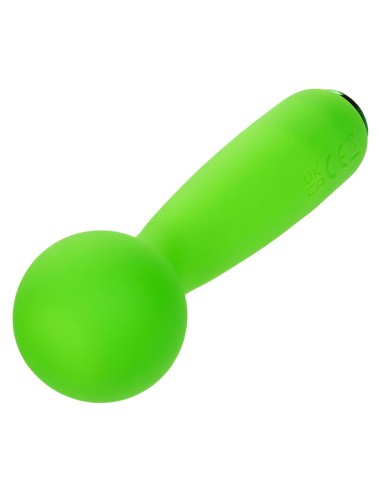 CALEXOTICS - NEON VIBES THE BUBBLY VIBE MINI MASSAGER 10 VIBRATIONS GREEN