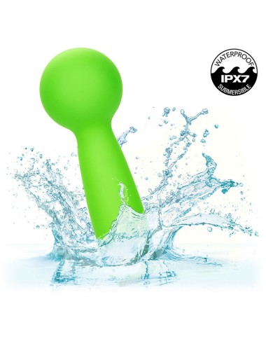 CALEXOTICS - NEON VIBES THE BUBBLY VIBE MINI MASSAGER 10 VIBRATIONS GREEN